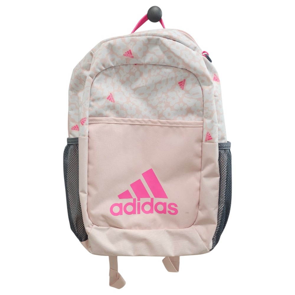 Adidas pink floral‎ backpack